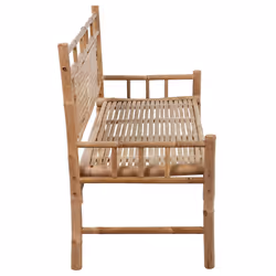 VidaXL 3063892 panca da esterno Bamboo - Vista aggiuntiva 4