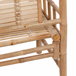 VidaXL 3063892 panca da esterno Bamboo - Vista aggiuntiva 5