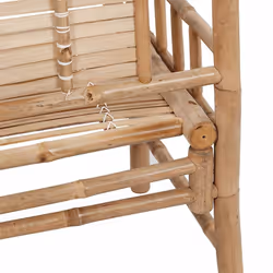VidaXL 3063897 panca da esterno Bamboo - Vista aggiuntiva 4