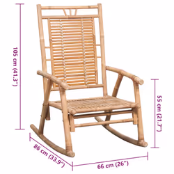 VidaXL 3063904 sedia da esterno Terrazzo Seduta imbottita Bamboo Grigio - Vista aggiuntiva 8