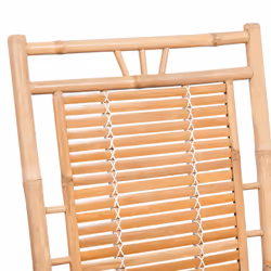 VidaXL 3063911 sedia da esterno Terrazzo Seduta imbottita Bamboo Grigio talpa - Vista aggiuntiva 4