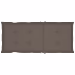 VidaXL 3063911 sedia da esterno Terrazzo Seduta imbottita Bamboo Grigio talpa - Vista aggiuntiva 6