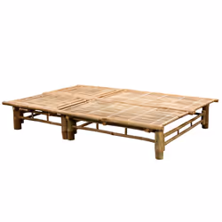 VidaXL 3063952 sedia da esterno Salone Seduta imbottita Bamboo Nero - Vista aggiuntiva 5