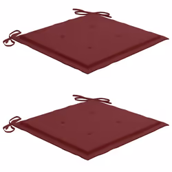 VidaXL 3063996 sedia da esterno Terrazzo Seduta imbottita Bamboo Rosso - Vista aggiuntiva 7
