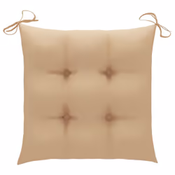 VidaXL 3064005 sedia da esterno Terrazzo Seduta imbottita Bamboo Beige - Vista aggiuntiva 8