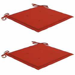 VidaXL 3064008 sedia da esterno Terrazzo Seduta imbottita Bamboo Rosso - Vista aggiuntiva 7