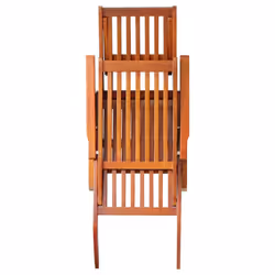 VidaXL 3064020 sedia da esterno Terrazzo Seduta imbottita Legno di acacia Rosso - Vista aggiuntiva 4