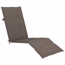 VidaXL 3064022 sedia da esterno Terrazzo Seduta imbottita Legno di acacia Grigio talpa - Vista aggiuntiva 6