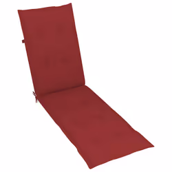 VidaXL 3064023 sedia da esterno Terrazzo Seduta imbottita Legno di acacia Rosso - Vista aggiuntiva 7