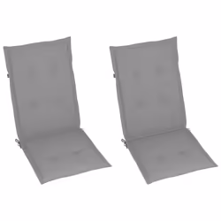 VidaXL 3064120 sedia da esterno Terrazzo Seduta imbottita Legno di acacia Grigio - Vista aggiuntiva 6