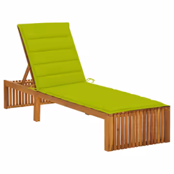 VidaXL 3064160, Salone, Seduta imbottita, Legno di acacia, Verde, Poliestere, 2000 mm