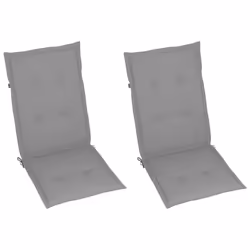 VidaXL 3064180 sedia da esterno Terrazzo Seduta imbottita Legno di acacia Grigio - Vista aggiuntiva 6