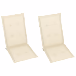 VidaXL 3064181 sedia da esterno Terrazzo Seduta imbottita Legno di acacia Crema - Vista aggiuntiva 6