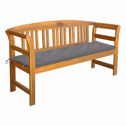 VidaXL 3064282, Legno di acacia, Adulti e bambini, 7 cm, 150 cm, 50 cm
