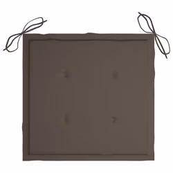 VidaXL 3064328 sedia da esterno Terrazzo Seduta imbottita Legno di acacia Grigio talpa - Vista aggiuntiva 8