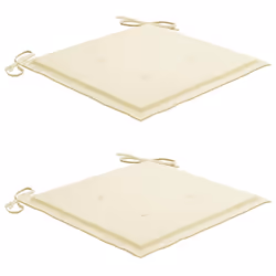 VidaXL 3064349 sedia da esterno Terrazzo Seduta imbottita Legno di acacia Crema - Vista aggiuntiva 6