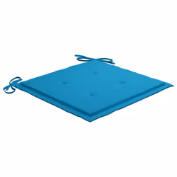 VidaXL 3064351 sedia da esterno Terrazzo Seduta imbottita Legno di acacia Blu - Vista aggiuntiva 7