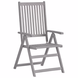Sedie da Giardino Reclinabili 2 pz con Cuscini Massello Acaciacod mxl 96549 - Vista aggiuntiva 3