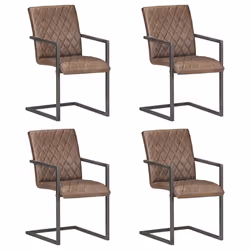 VidaXL 3059809, Schiuma, Vera pelle, Caldaie, 510 mm, 560 mm, 910 mm, 45 cm, 46,5 cm