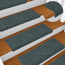 Vidaxl - 15 pz Tappetini per Scale, Tappeti Antiscivolo per Scale Interne per Bambini Tessuto Agugliato 65x21x4 cm Marroni