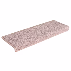 vidaXL Tappetini per scale 15 pz 65x21x4 cm Rosa chiaro con bordo rettangolare - Vista aggiuntiva 3