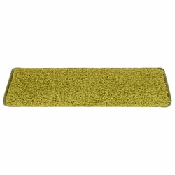 vidaXL Tappetini per scale 15 pz 65x21x4 cm Verde Bordo rettangolare - Vista aggiuntiva 3