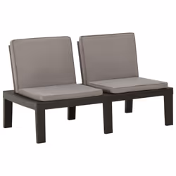 VidaXL 3059826 panca da esterno Plastica - Vista aggiuntiva 4