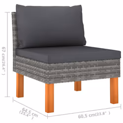 VidaXL 3059715 set mobili da esterno - Vista aggiuntiva 7