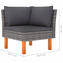 VidaXL 3059717 set mobili da esterno - Vista aggiuntiva 7
