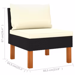 VidaXL 3059729 set mobili da esterno - Vista aggiuntiva 7