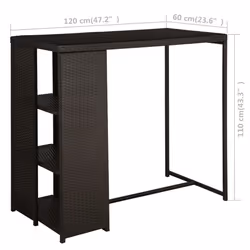 VidaXL 3064913 set mobili da esterno - Vista aggiuntiva 7