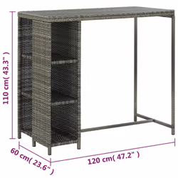 VidaXL 3064915 set mobili da esterno - Vista aggiuntiva 8