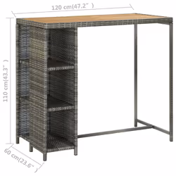 VidaXL 3064921 set mobili da esterno - Vista aggiuntiva 8
