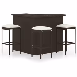 Questo set bar da giardino ha un design elegante e sarà il punto focale del vostro giardino, patio o terrazza. Realizzato in ...