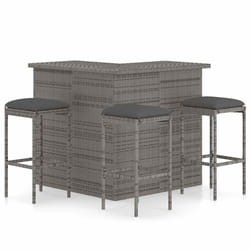 VidaXL 3064924 set mobili da esterno Grigio