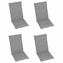 VidaXL 3065348 sedia da esterno Terrazzo Seduta imbottita Legno di acacia Grigio - Vista aggiuntiva 6