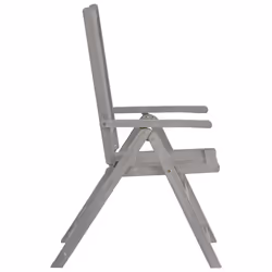 VidaXL 3065517 sedia da esterno Terrazzo Legno di acacia Grigio - Vista aggiuntiva 4