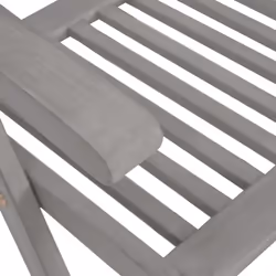 VidaXL 3065517 sedia da esterno Terrazzo Legno di acacia Grigio - Vista aggiuntiva 7
