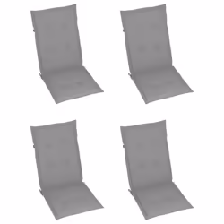 VidaXL 3065531 sedia da esterno Terrazzo Seduta imbottita Teak Grigio - Vista aggiuntiva 6