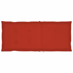 VidaXL 3065536 sedia da esterno Terrazzo Seduta imbottita Teak Rosso - Vista aggiuntiva 8