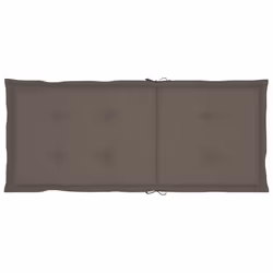 VidaXL 3065538 sedia da esterno Terrazzo Seduta imbottita Teak Grigio talpa - Vista aggiuntiva 8