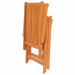 VidaXL 3065562 sedia da esterno Terrazzo Seduta imbottita Teak Crema - Vista aggiuntiva 5
