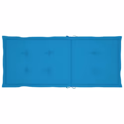 VidaXL 3065564 sedia da esterno Terrazzo Seduta imbottita Teak Blu - Vista aggiuntiva 8