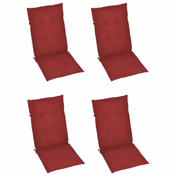 VidaXL 3065569 sedia da esterno Terrazzo Seduta imbottita Teak Rosso - Vista aggiuntiva 6