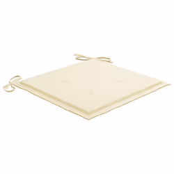 VidaXL 3065592 sedia da esterno Terrazzo Seduta imbottita Teak Crema - Vista aggiuntiva 7