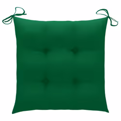 VidaXL 3065610 sedia da esterno Terrazzo Seduta imbottita Teak Verde - Vista aggiuntiva 7