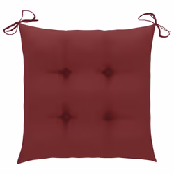 VidaXL 3065614 sedia da esterno Terrazzo Seduta imbottita Teak Rosso - Vista aggiuntiva 7