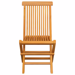 VidaXL 3065615 sedia da esterno Terrazzo Seduta imbottita Teak Blu - Vista aggiuntiva 5