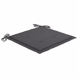 VidaXL 3065617 sedia da esterno Terrazzo Seduta imbottita Teak Antracite - Vista aggiuntiva 7