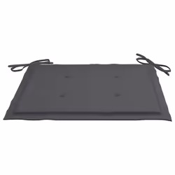 VidaXL 3065617 sedia da esterno Terrazzo Seduta imbottita Teak Antracite - Vista aggiuntiva 8